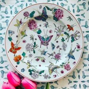 Butterfly Porcelain Plate